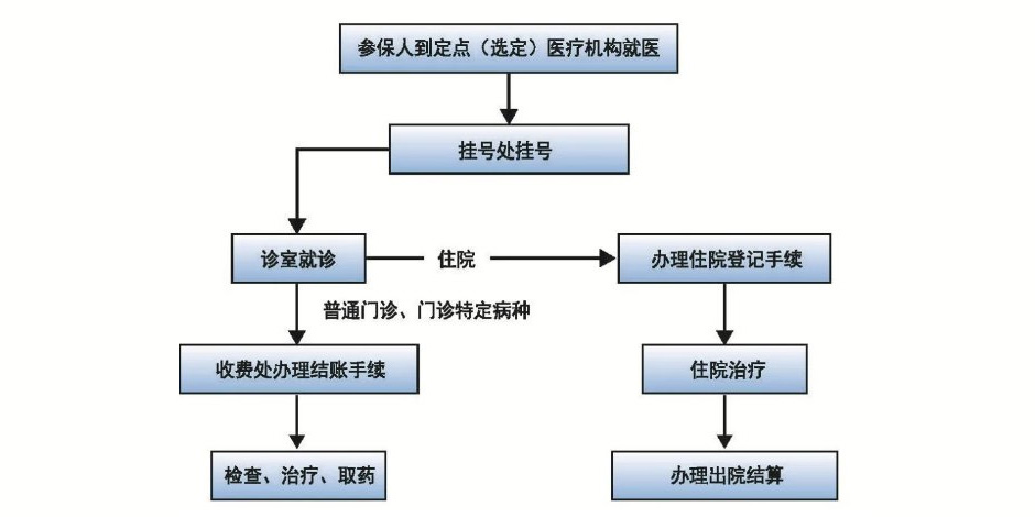 广元医保就医流程图